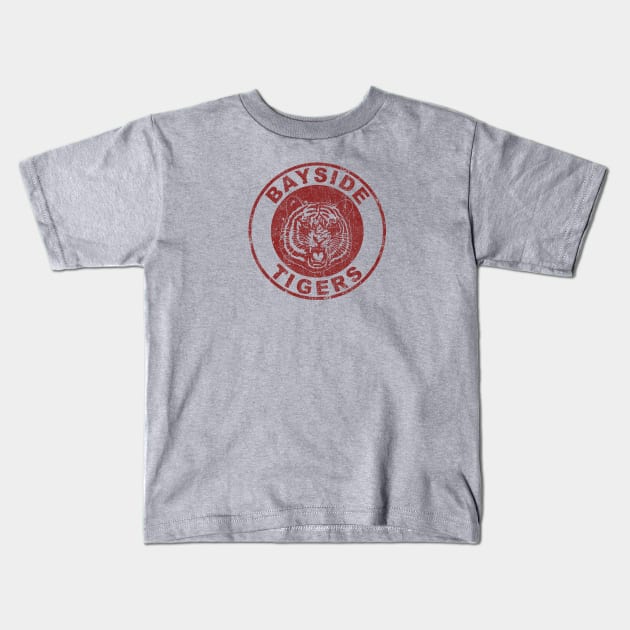 Bayside High School Tigers Kids T-Shirt by huckblade